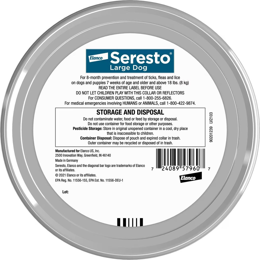 Seresto Collar for Dogs